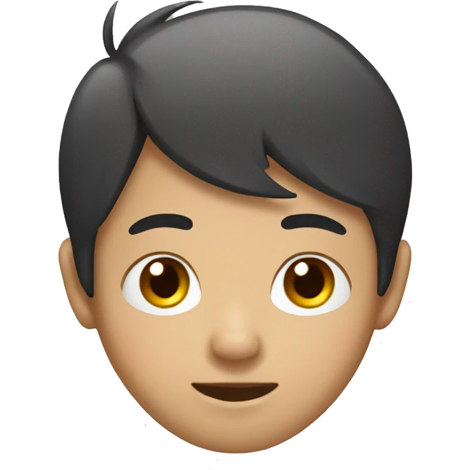 Christmas Asian boy emoji
