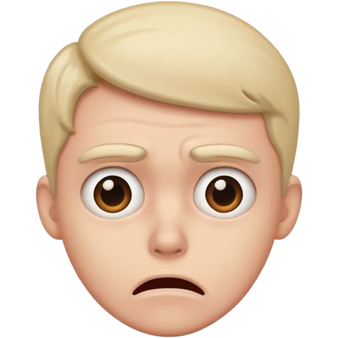 scared and disgusted  emoji