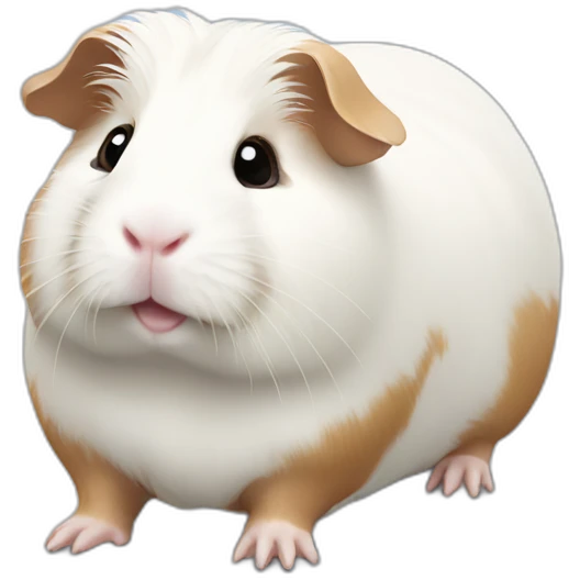 White Guinea pig emoji