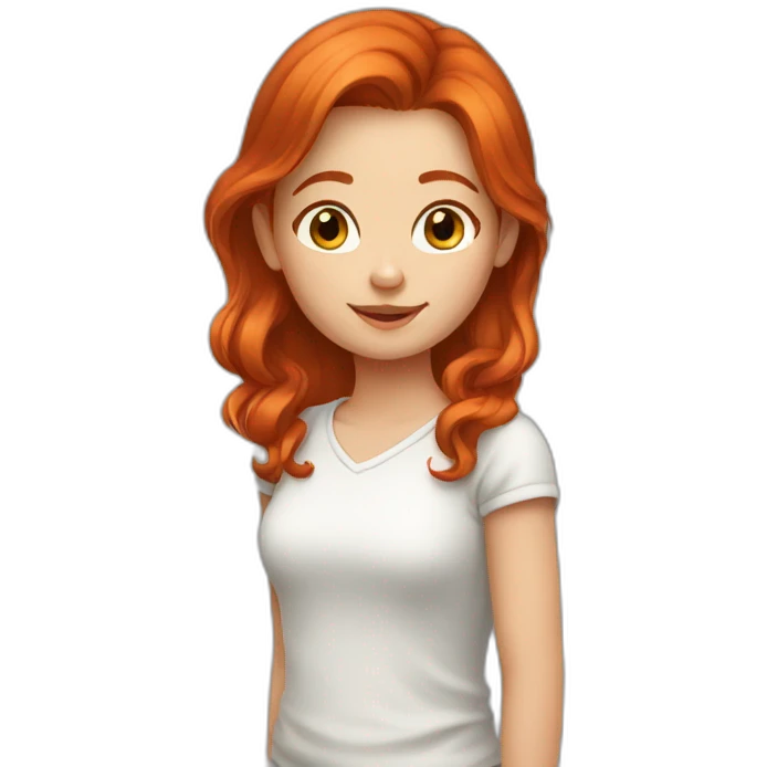 redhead girl emoji