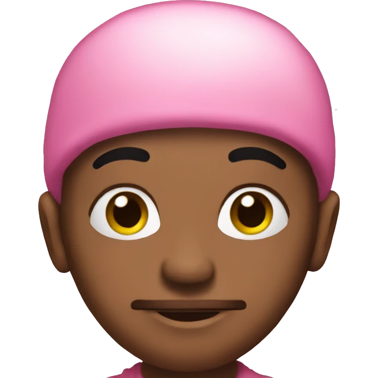 Pink christmas emoji