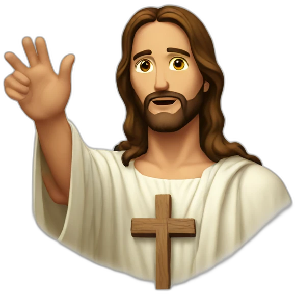 gunshot-jesus emoji