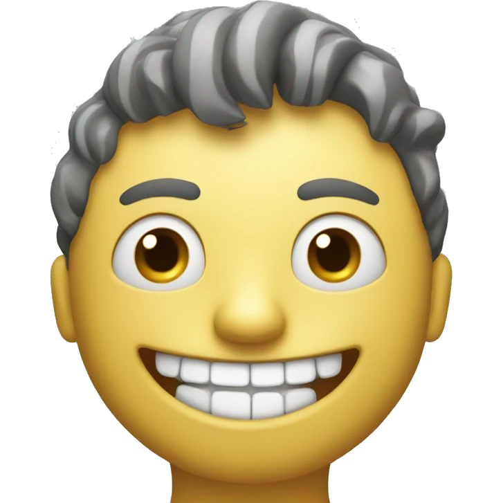 "laughing 3d man with LOL word" emoji