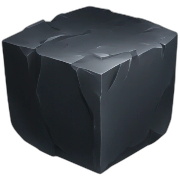 coal cube emoji