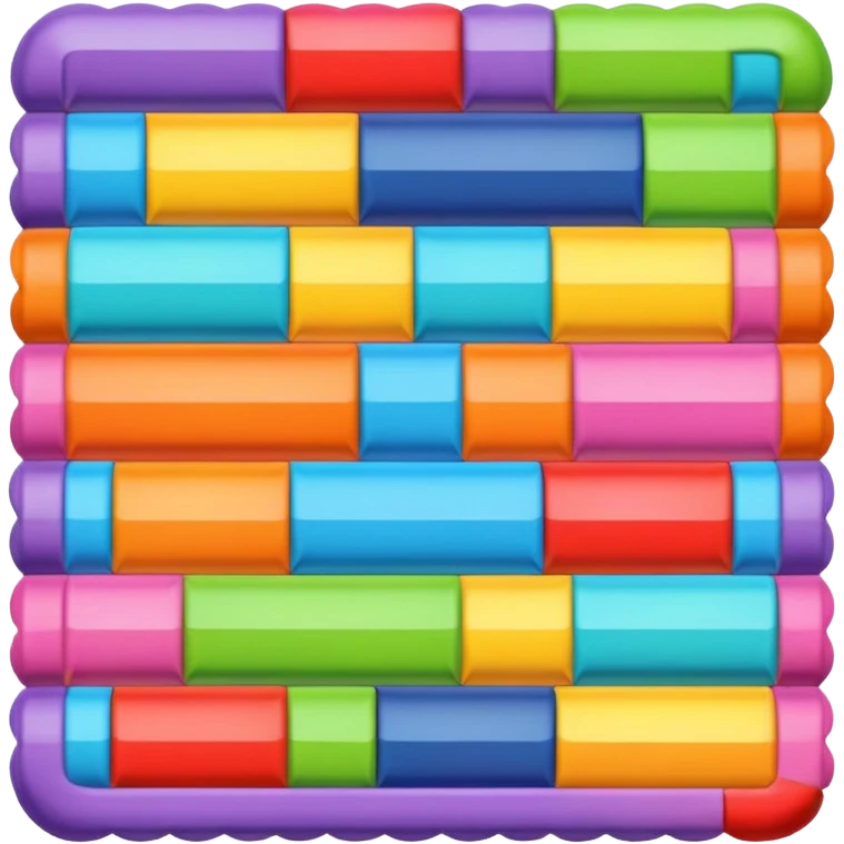 quilt in the shape of a battery emoji