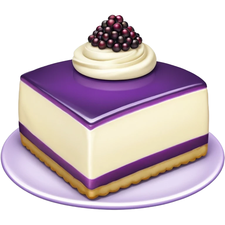 Blackberry cheesecake  emoji