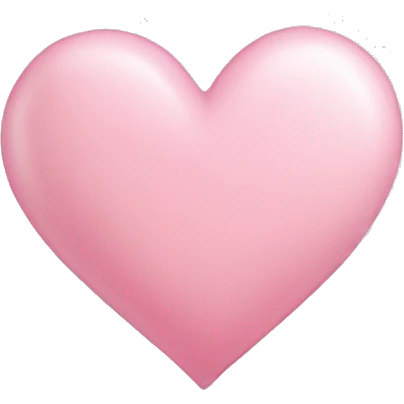 light pink heart emoji
