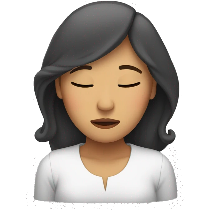 mujer durmiendo emoji