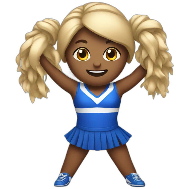 Cheerleading stants emoji