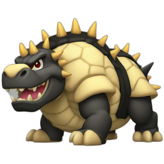 black bowser emoji