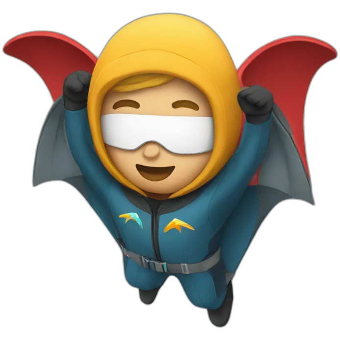 wingsuit emoji