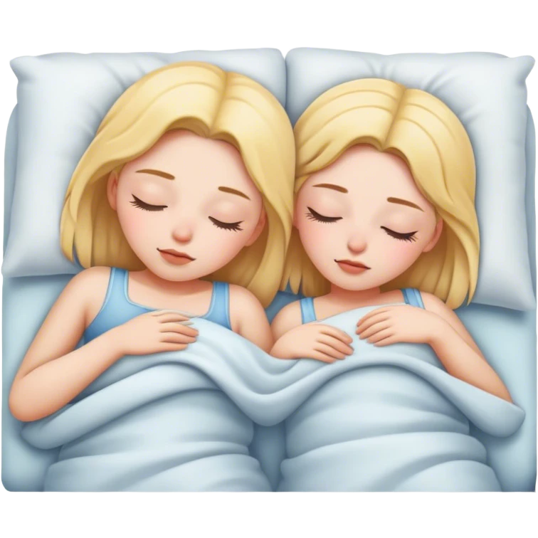 Girls sleeping emoji