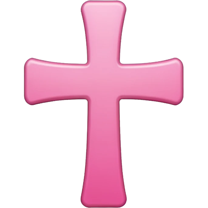 pink cross emoji