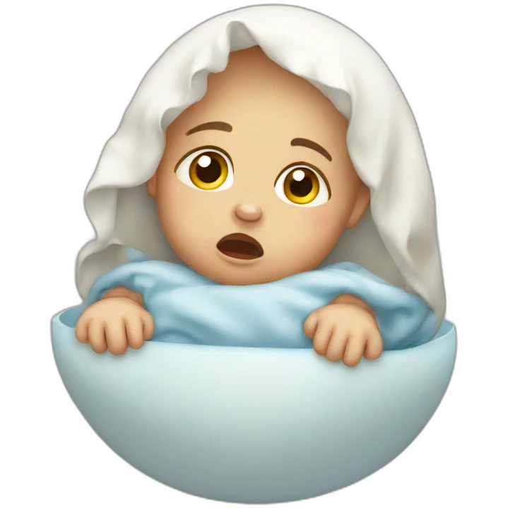 crying baby emoji