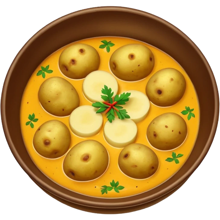 Potato curry emoji