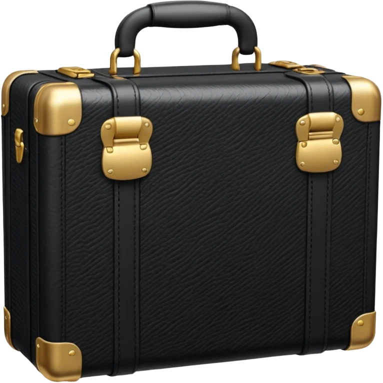 black vacation case emoji