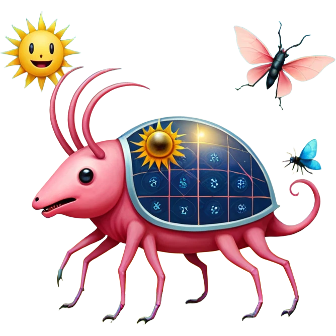 solarpunk - hieronymus bosch phantasmagoric creatures from the garden of earthly delights emoji