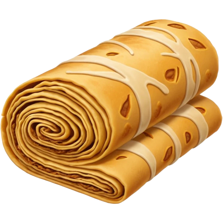 Paratha roll emoji