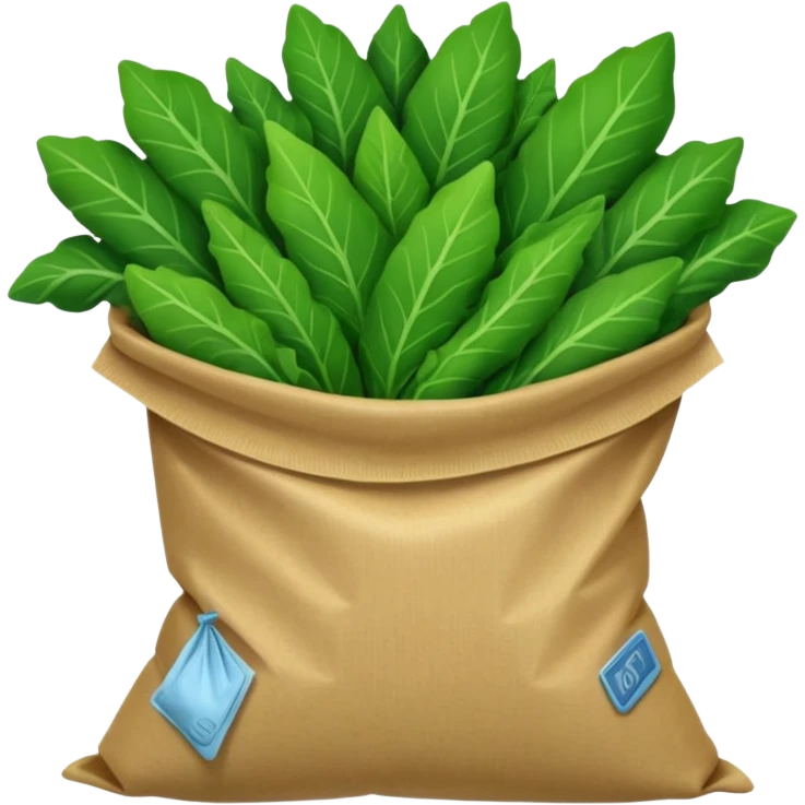 bagged greens emoji