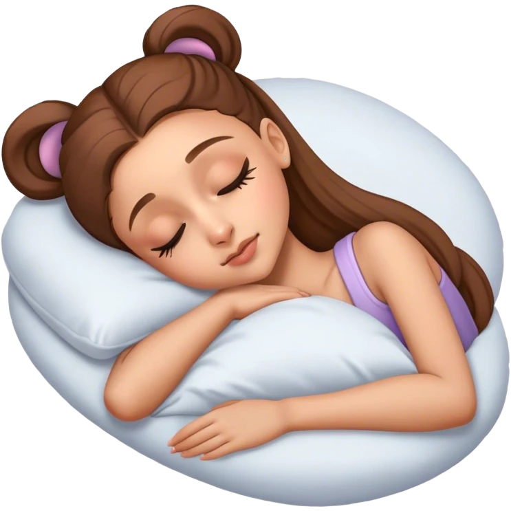 Ariana Grande sleeping emoji
