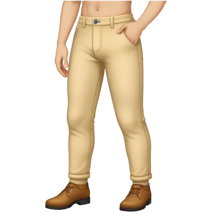 putting on pants emoji