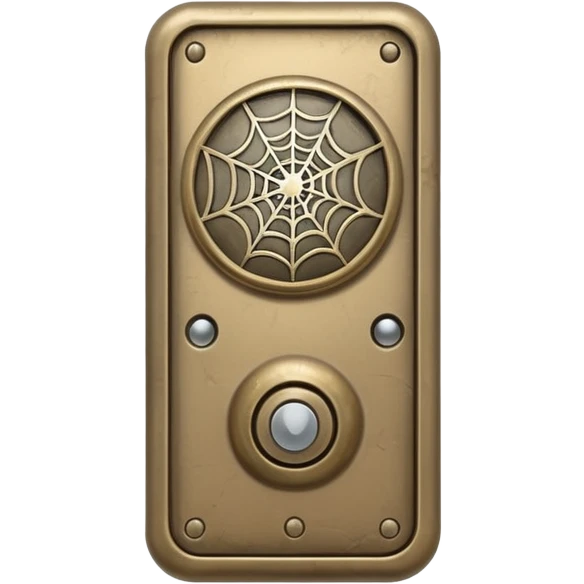 Doorbell with cobwebs  emoji