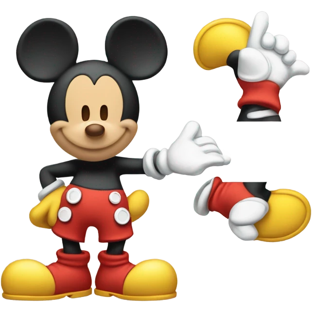 Mickey mouse emoji