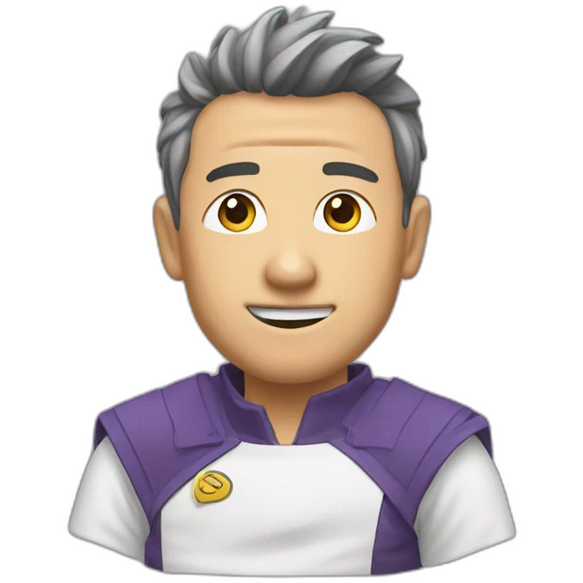 Gojo with lean emoji