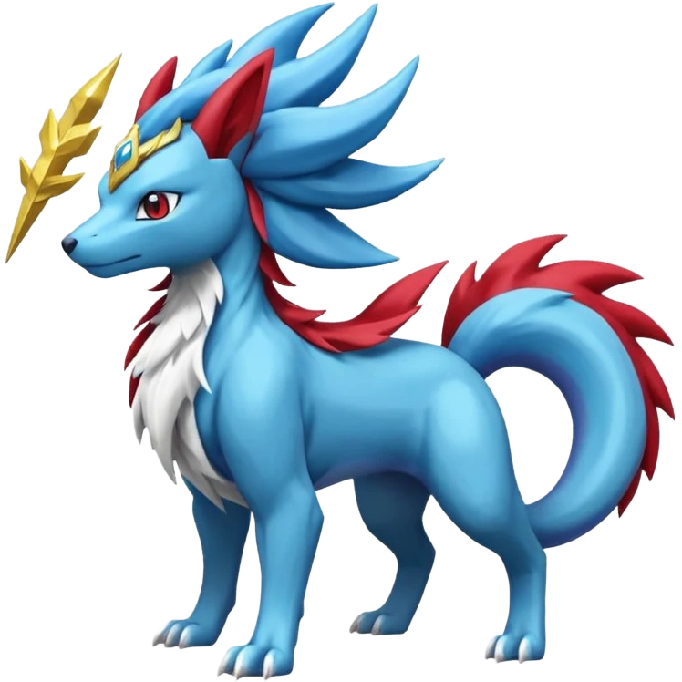 Masculine Suicune-Salamence-Manectric-Pokémon-Fakémon-Digimon-fusion emoji