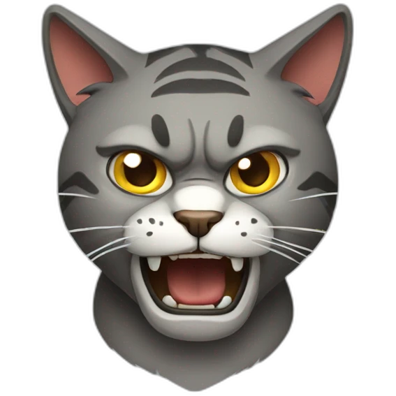 angry cat emoji
