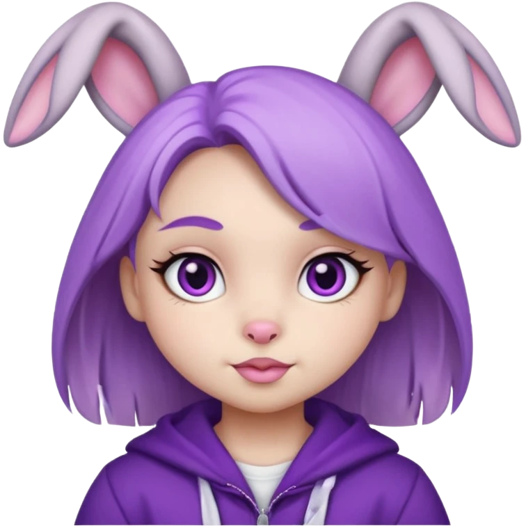 jax bunny  ios 16 very cute slay violet  emoji