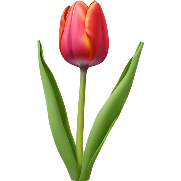Tulip with eyes emoji