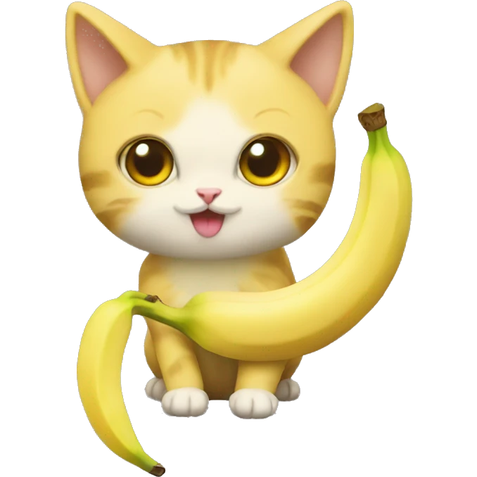 Banana cat emoji