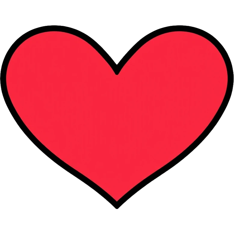 simple red heart emoji