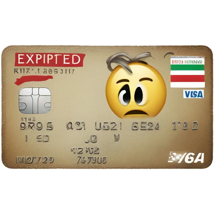 Victim card expired emoji