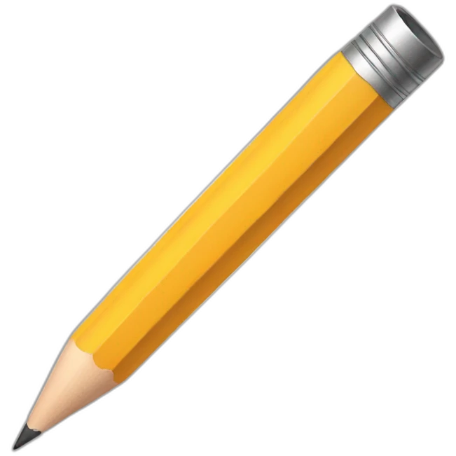 pencil cartoon emoji