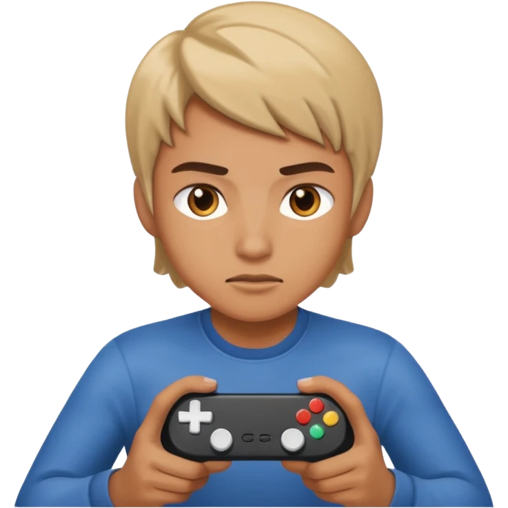 create a simple emoji that indicates that you are a single player when playing computer games emoji