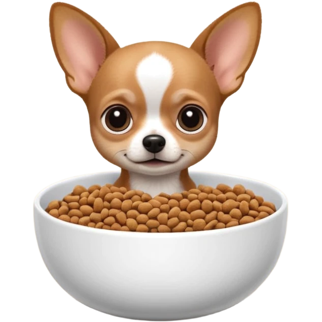 Chihuahua dog food room emoji