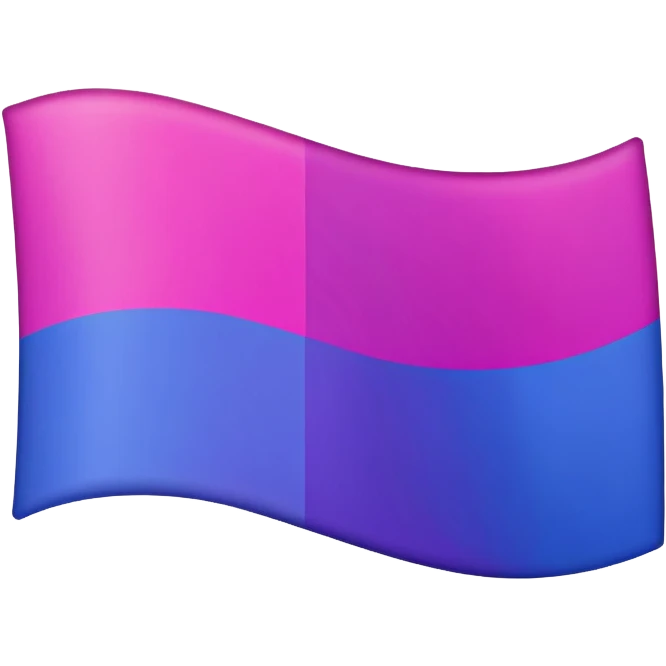 Bisexual flag emoji