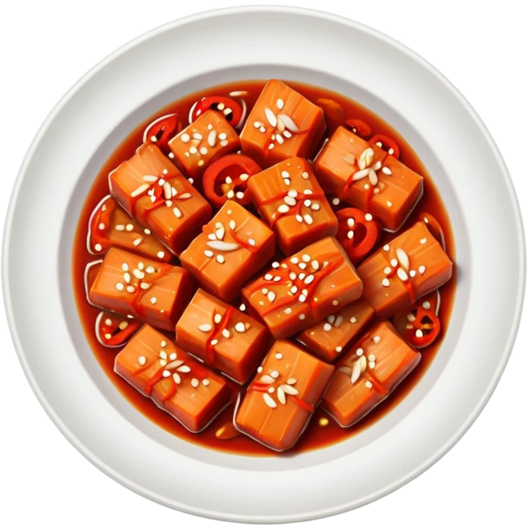 plate of spicy kimchi emoji