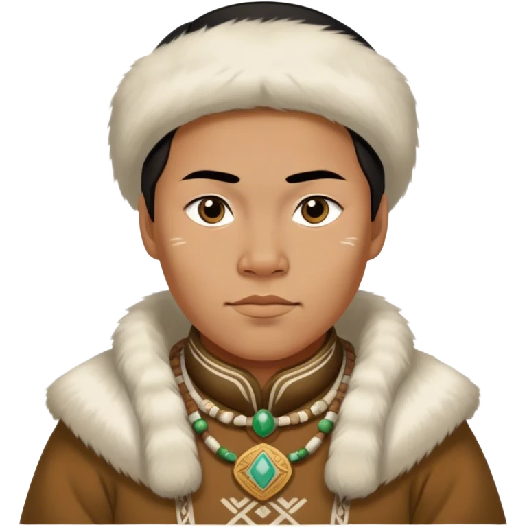 greenland citizen traditional outfit standing full scale emoji