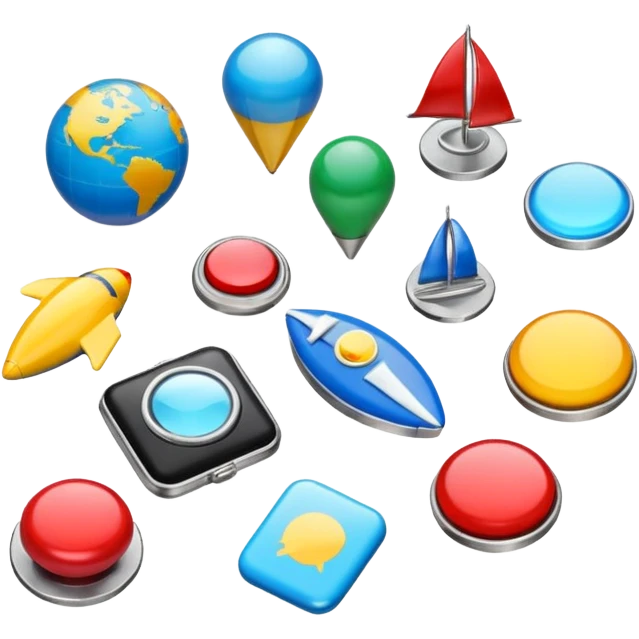 travel pin emoji