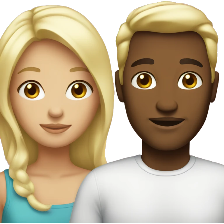 blonde couple  emoji