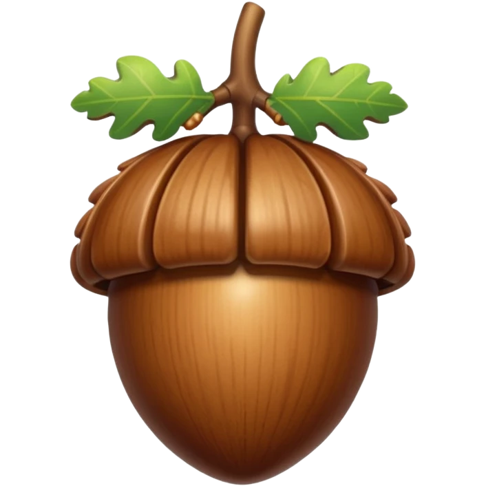 oak acorn emoji