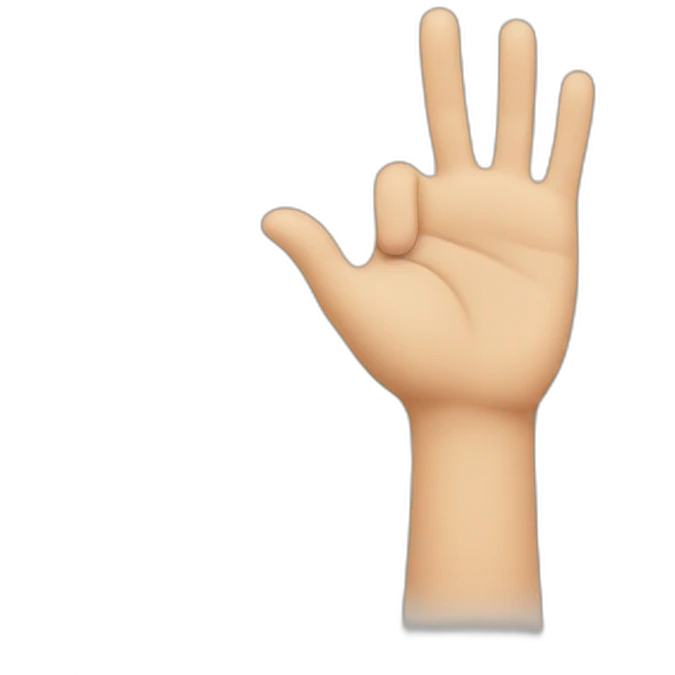 Hello with hand with uniqe penseneality emoji