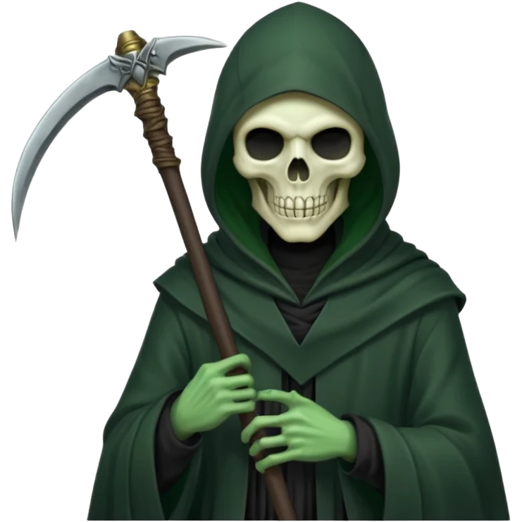 Contemplting reaper in the same form as Evil Kermit's Do It meme emoji