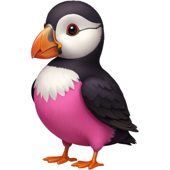 pink puffin emoji