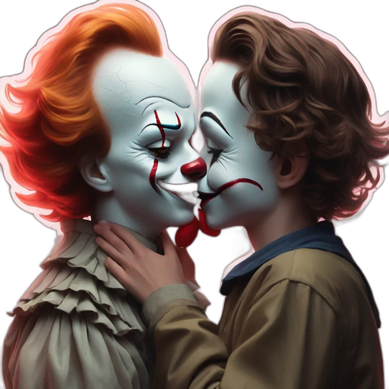 pennywise kissing timothee chalamet emoji