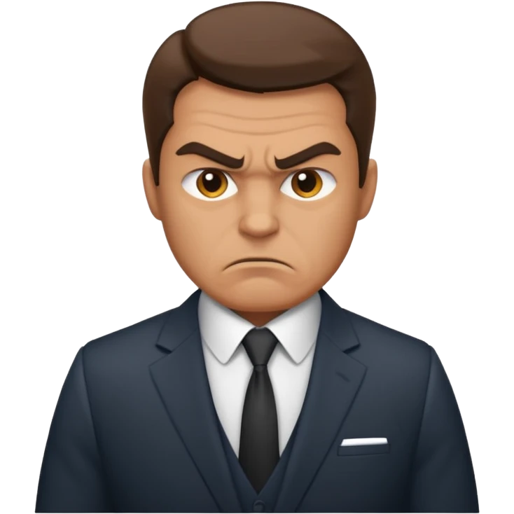angry businessman emoji