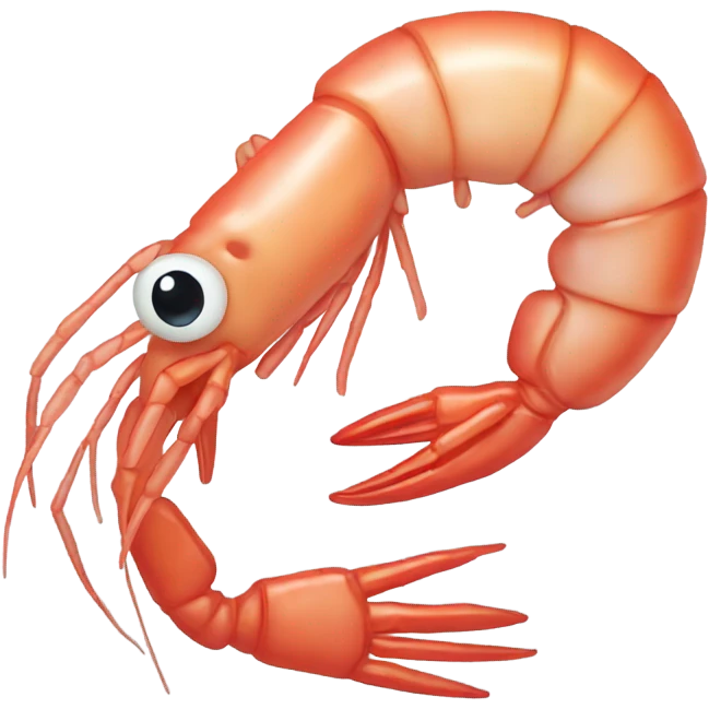frozen shrimp emoji